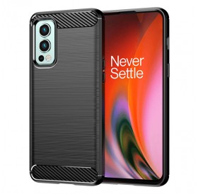 Carbon Case flexible cover for OnePlus Nord 2 5G black