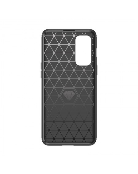Carbon Case flexible cover for OnePlus Nord 2 5G black