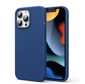 Ugreen Protective Silicone Case rubber flexible silicone case cover for iPhone 13 Pro blue
