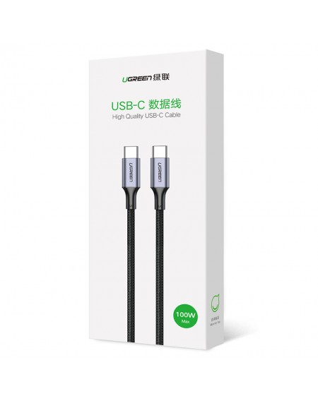 Ugreen cable USB Type C - USB Type C Power Delivery 100W Quick Charge FCP 5A 3m gray cable (90120 US316)