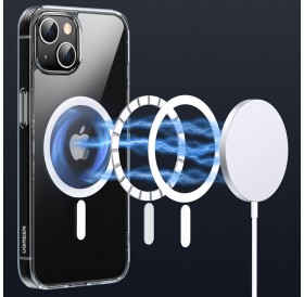 Ugreen Protective Magnetic Case Magnetic Gel Case for iPhone 13 transparent (MagSafe compatible) (90131)