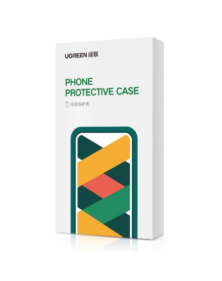 Ugreen Protective Fusion Case iPhone 13 Hard Cover with Gel Frame Black (90181)
