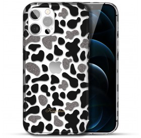 Kingxbar Wild Series case for iPhone 13 cow