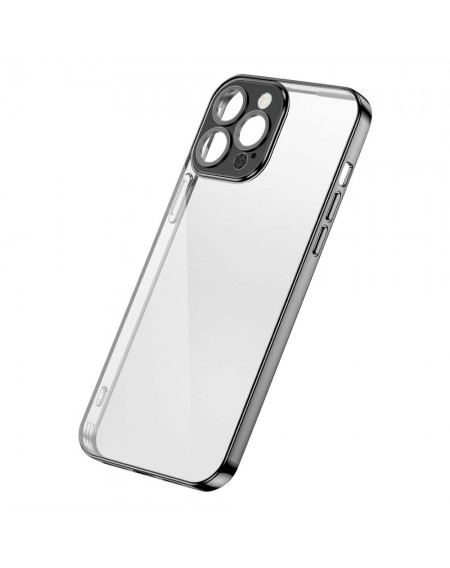 Joyroom Chery Mirror Case Cover for iPhone 13 Metallic Cover Black (JR-BP907 black)