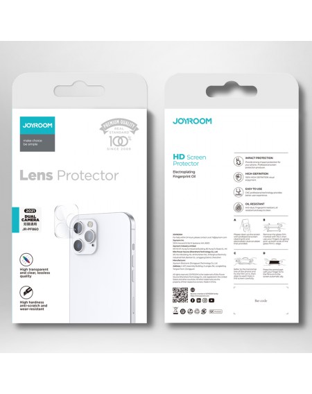 Joyroom Mirror Lens Protector camera tempered glass for iPhone 13 / iPhone 13 mini (JR-PF860)