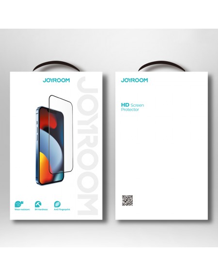 Joyroom Knight 2,5D TG tempered glass for iPhone 13 mini full screen with frame(JR-PF904)