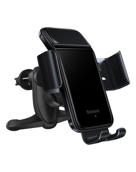 Baseus automatic solar electric phone mount holder for air vent black (SUZG000001)