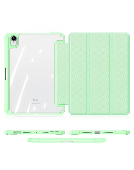 Dux Ducis Toby armored tough Smart Cover for iPad mini 2021 with a holder for Apple Pencil green