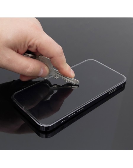 Wozinsky Full Cover Flexi Nano Glass Hybrid Screen Protector with frame for Samsung Galaxy A03s black