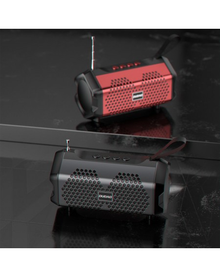 Dudao wireless Bluetooth 5.0 speaker 3W 500mAh radio black (Y9s-black)
