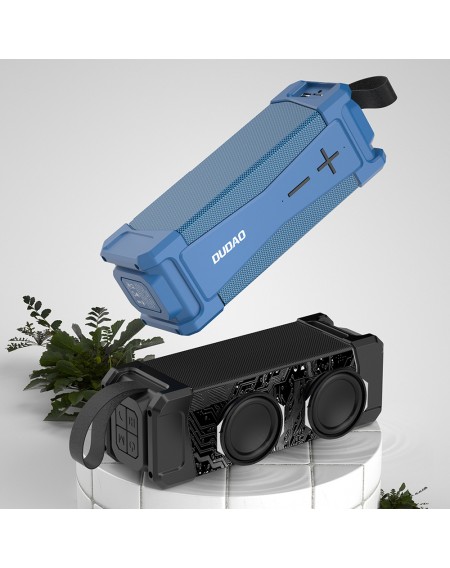 Dudao Waterproof IPX6 Wireless Bluetooth 5.0 Speaker 10W 4000mAh Black (Y1Pro-black)