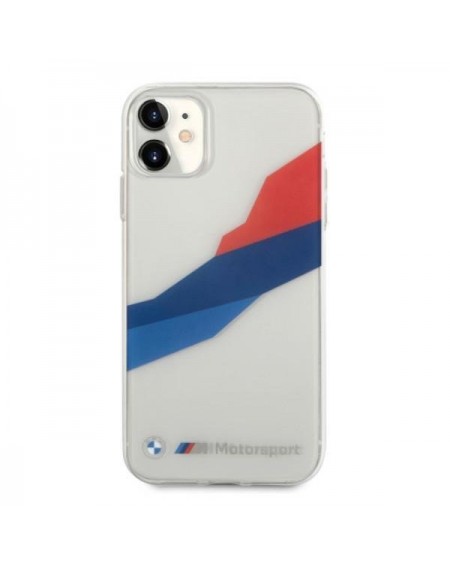 Etui BMW BMHCN61SKTGT iPhone 11 6,1" / Xr transparent hardcase Motorsport Tricolor