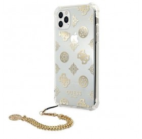Guess GUHCN58KSPEGO iPhone 11 Pro 5,8" złoty/gold hardcase Peony Chain Collection
