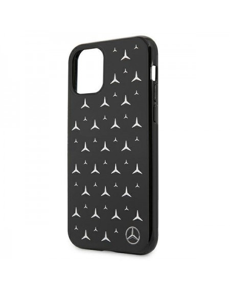 Mercedes MEHCN61ESPBK iPhone 11 6,1" / Xr czarny/black hardcase Silver Stars Pattern