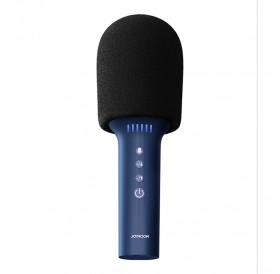 Joyroom wireless karaoke microphone with Bluetooth 5.0 speaker 1200mAh blue (JR-MC5Blue)