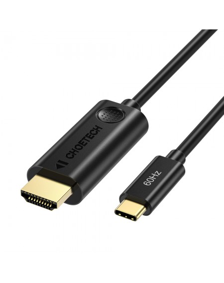 Choetech unidirectional adapter cable USB Type C adapter (male) to HDMI 2.0 (male) 4K 60Hz 1.8m black (CH0019)