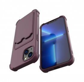 Card Armor Case Pouch Cover For Xiaomi Redmi 10X 4G / Xiaomi Redmi Note 9 Card Wallet Silicone Armor Cover Air Bag Blue