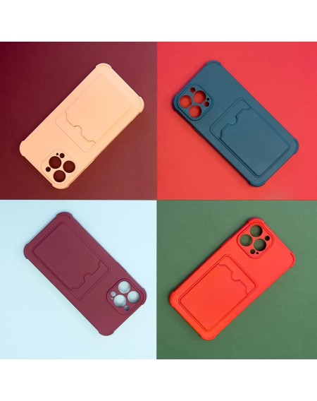 Card Armor Case Pouch Cover For Xiaomi Redmi Note 10 / Redmi Note 10S Card Wallet Silicone Armor Cover Air Bag Raspberry