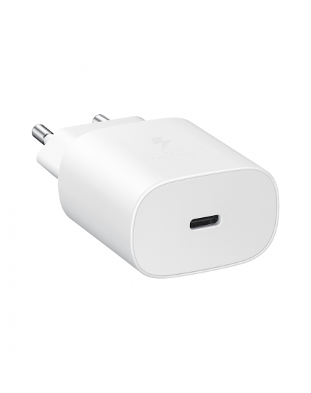 Samsung travel wall charger 25W USB Type C + USB Cable Type C 1M white (EP-TA800XWEGWW)