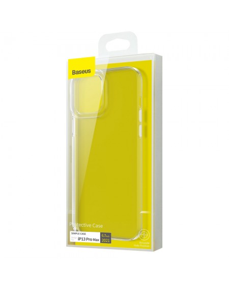 Baseus Simple Series Case clear iPhone 13 Pro gel transparent (ARAJ000102)
