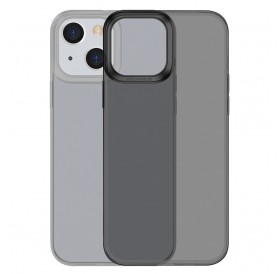 Baseus Simple Series Case transparent gel case iPhone 13 black (ARAJ000301)