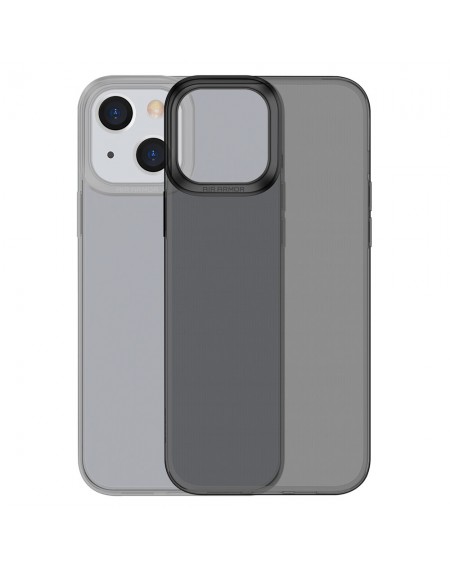 Baseus Simple Series Case transparent gel case iPhone 13 black (ARAJ000301)