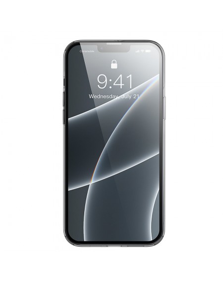 Baseus Simple Series Case transparent gel case iPhone 13 Pro black (ARAJ000401)