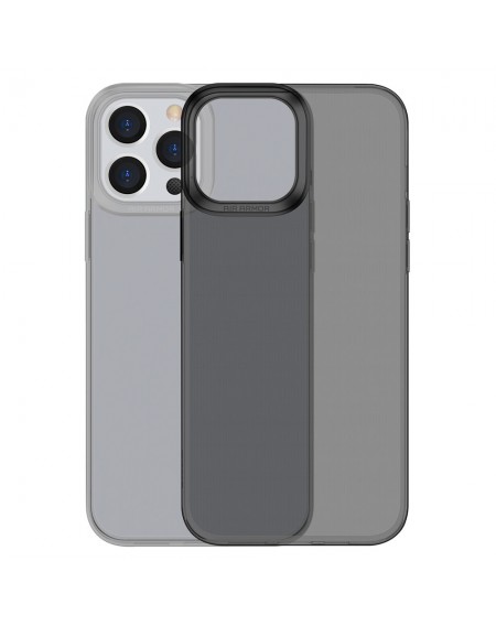 Baseus Simple Series Case transparent gel case iPhone 13 Pro Max black (ARAJ000501)