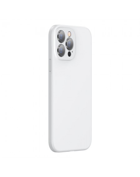 Baseus Liquid Gel Case Silicone Cover Cover for iPhone 13 Pro Max white (ARYT000502)
