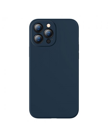 Baseus Liquid Gel Case Soft Flexible Rubber Cover for iPhone 13 Pro blue (ARYT000703)