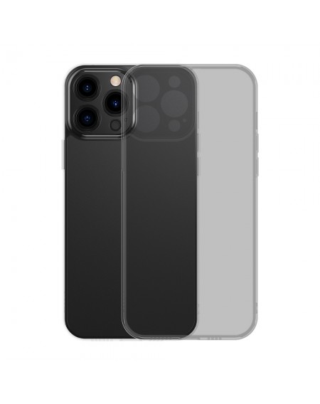 Baseus Frosted Glass Protective Case for iPhone 13 Pro black (ARWS000401)