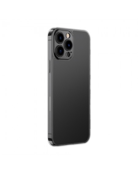 Baseus Frosted Glass Protective Case for iPhone 13 Pro Max black (ARWS000501)