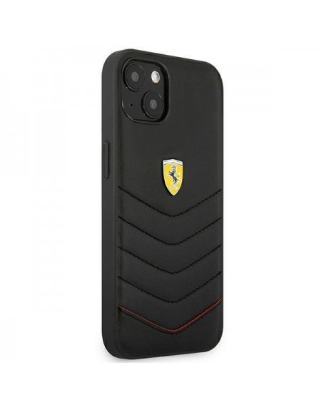 Ferrari FEHCP13SRQUK iPhone 13 mini 5,4" czarny/black hardcase Off Track Quilted