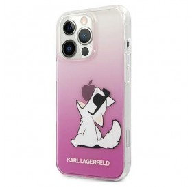 Karl Lagerfeld KLHCP13LCFNRCPI iPhone 13 Pro / 13 6.1 &quot;hardcase pink / pink Choupette Fun