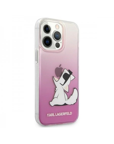 Karl Lagerfeld KLHCP13LCFNRCPI iPhone 13 Pro / 13 6.1 &quot;hardcase pink / pink Choupette Fun