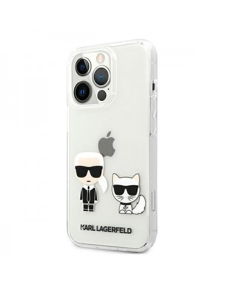 Karl Lagerfeld KLHCP13LCKTR iPhone 13 Pro / 13 6,1" hardcase Transparent Karl & Choupette