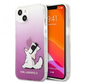 Karl Lagerfeld KLHCP13MCFNRCPI iPhone 13 6.1 &quot;hardcase pink / pink Choupette Fun