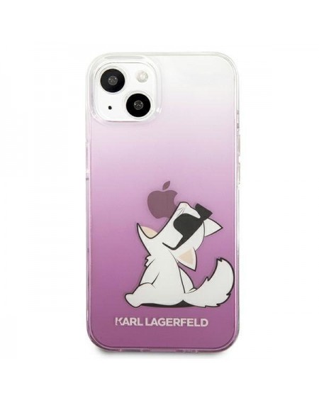 Karl Lagerfeld KLHCP13MCFNRCPI iPhone 13 6.1 &quot;hardcase pink / pink Choupette Fun