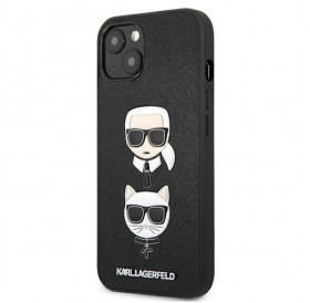 Karl Lagerfeld KLHCP13MSAKICKCBK iPhone 13 6,1" czarny/black hardcase Saffiano Karl & Choupette