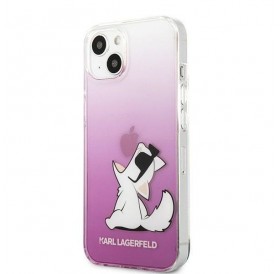Karl Lagerfeld KLHCP13SCFNRCPI iPhone 13 mini 5,4 &quot;hardcase pink / pink Choupette Fun