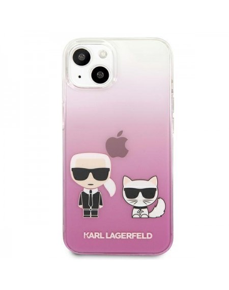 Karl Lagerfeld KLHCP13SCKTRP iPhone 13 mini 5,4" hardcase różowy/pink Karl & Choupette