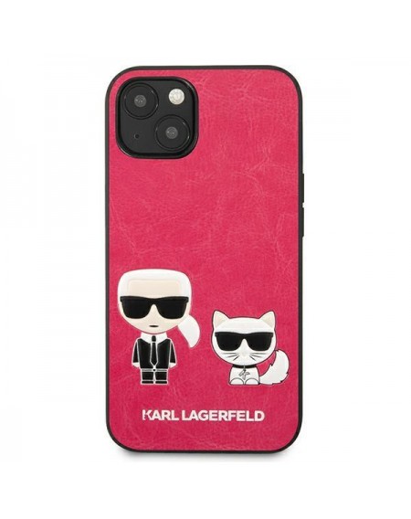 Karl Lagerfeld KLHCP13SPCUSKCP iPhone 13 mini 5,4" fuksja/fuchsia hardcase Ikonik Karl & Choupette