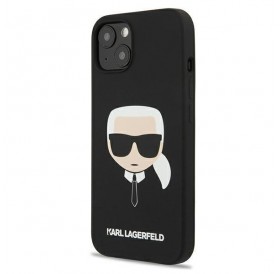 Karl Lagerfeld KLHCP13SSLKHBK iPhone 13 mini 5,4" czarny/black hardcase Silicone Karl`s Head