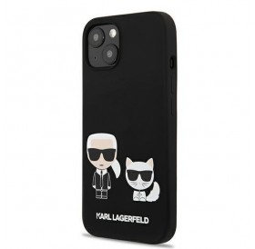 Karl Lagerfeld KLHCP13SSSKCK iPhone 13 mini 5,4" hardcase czarny/black Silicone Karl & Choupette