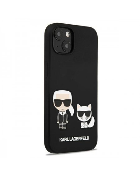 Karl Lagerfeld KLHCP13SSSKCK iPhone 13 mini 5,4" hardcase czarny/black Silicone Karl & Choupette