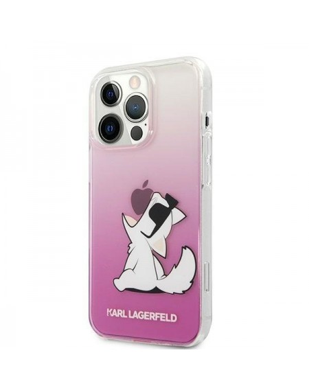 Karl Lagerfeld KLHCP13XCFNRCPI iPhone 13 Pro Max 6.7 "hardcase pink / pink Choupette Fun