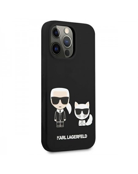 Karl Lagerfeld KLHCP13XSSKCK iPhone 13 Pro Max 6.7&quot; hardcase black/black Silicone Karl &amp; Choupette