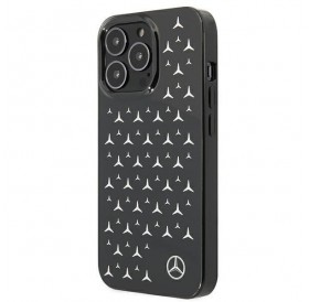 Mercedes MEHCP13XESPBK iPhone 13 Pro Max 6,7" czarny/black hardcase Silver Stars Pattern