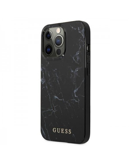 Guess GUHCP13LPCUMABK iPhone 13 Pro / 13 6,1" czarny/black hardcase Marble