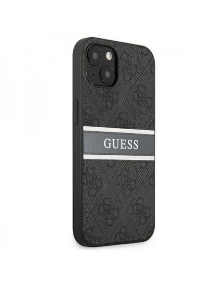 Guess GUHCP13M4GDGR iPhone 13 6,1" szary/grey hardcase 4G Stripe